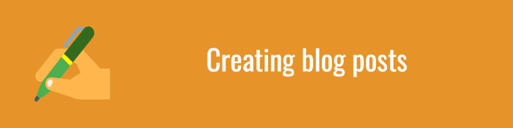 Cách nhanh nhất để có một trang web 18 creating blog posts
