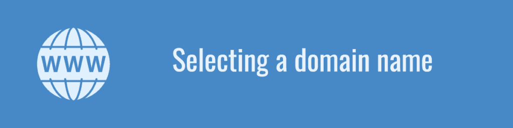 Cách nhanh nhất để có một trang web 2 domain name selection