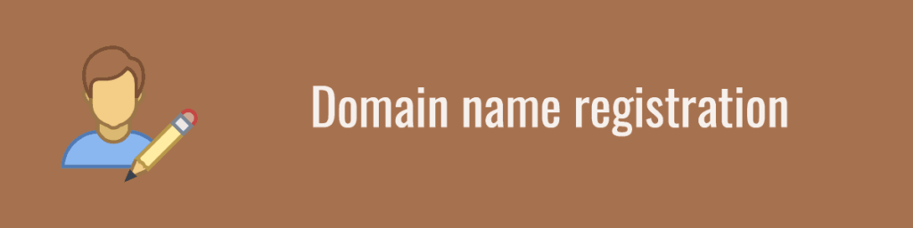 Cách nhanh nhất để có một trang web 3 registering a domain name