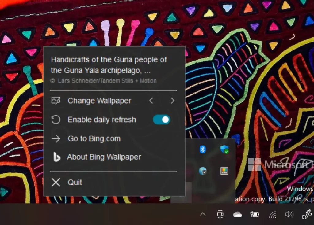 Tìm ảnh nền PC tuyệt đẹp mỗi ngày với Bing Wallpaper 3 bing wallpaper change 2