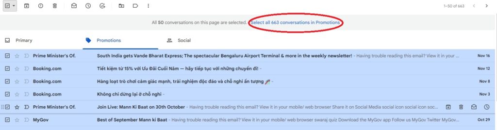 Cách dọn dẹp hộp thư Gmail nhanh nhất 4 gmail delete