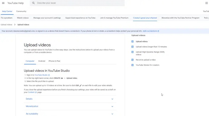Cách kiếm tiền trên YouTube mà không cần tạo video 3 Uploading videos len YouTube