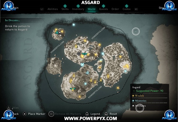 Assassin's Creed Valhalla có tổng diện tích là bao nhiêu? 5 assassins creed valhalla asgard